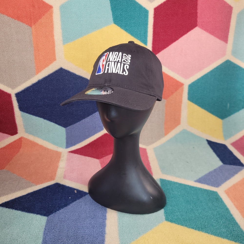 New Era 2021 NBA Finals 9TWENTY‎ Adjustable Hat Black Strapback Cap Mens OSFM